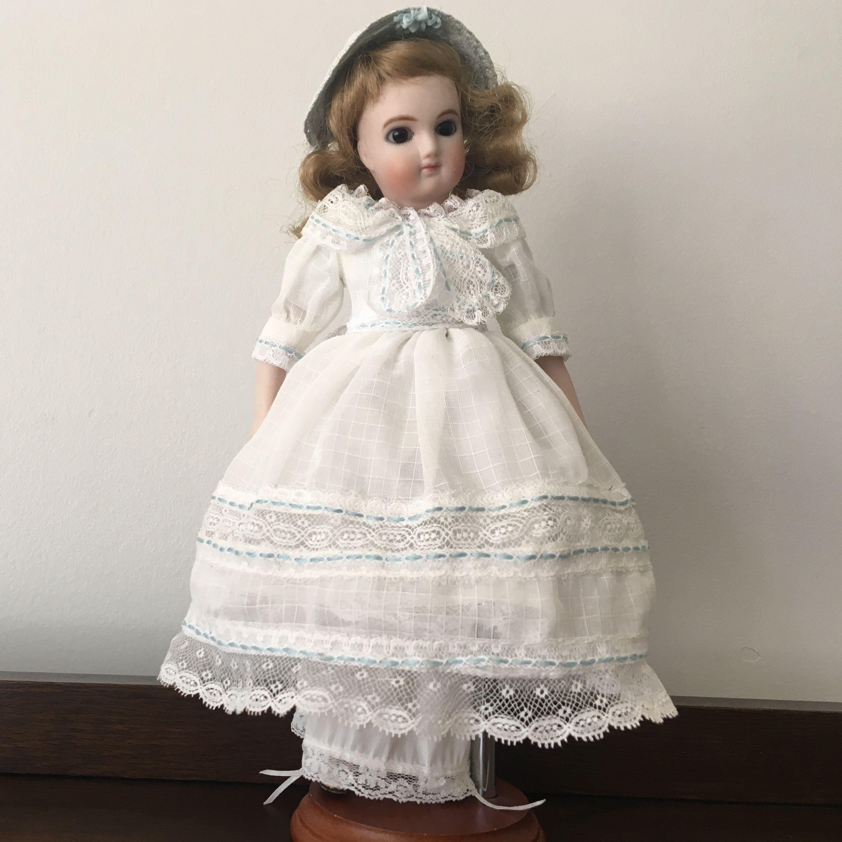 11-inch Fashion doll in dress design by Femmy Toele Front