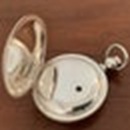 Elgin 18S six-ounce hunter pocket watch in coin silver with key wind